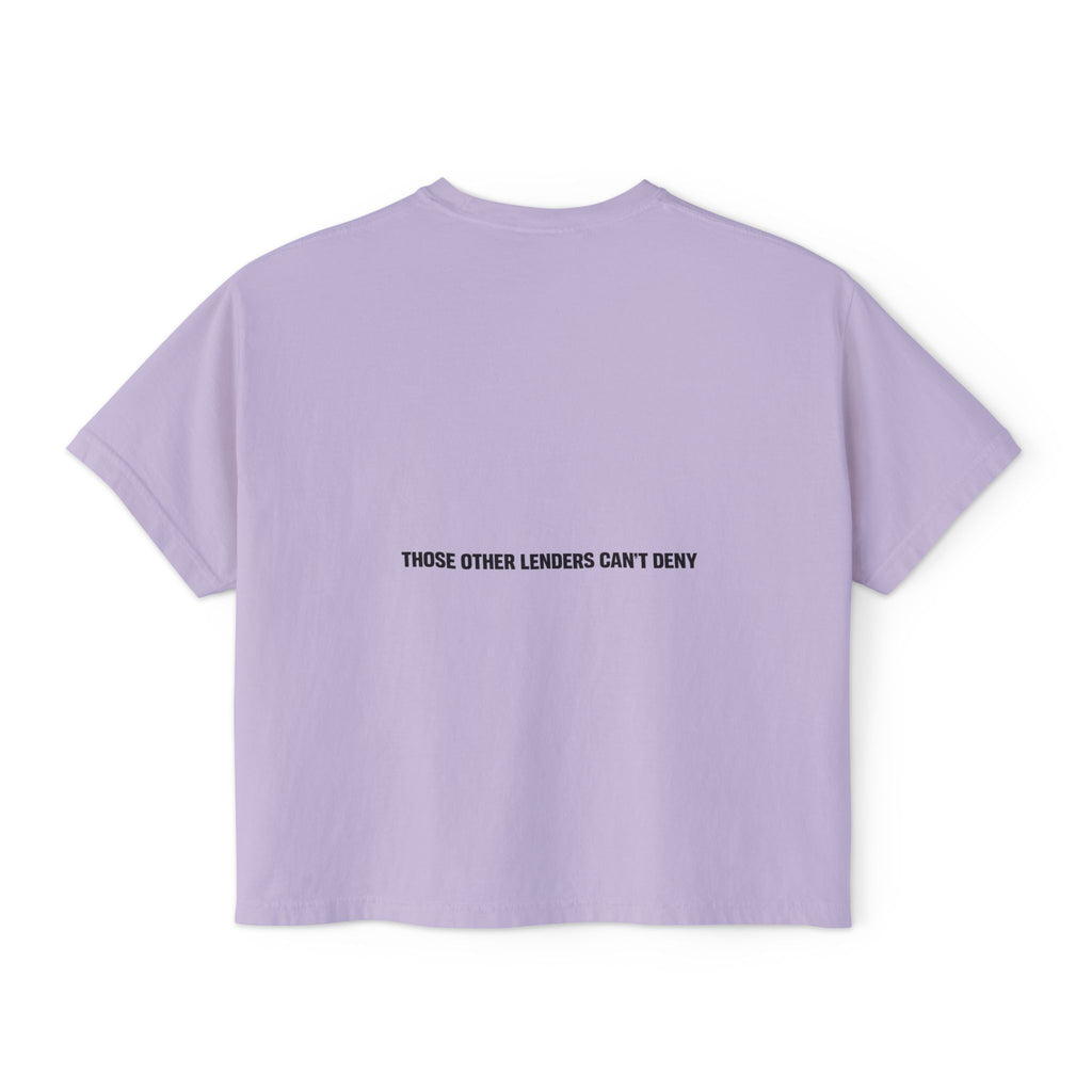 I Like Big Loans and I Cannot Lie – Women’s Boxy Tee BLACK FONT