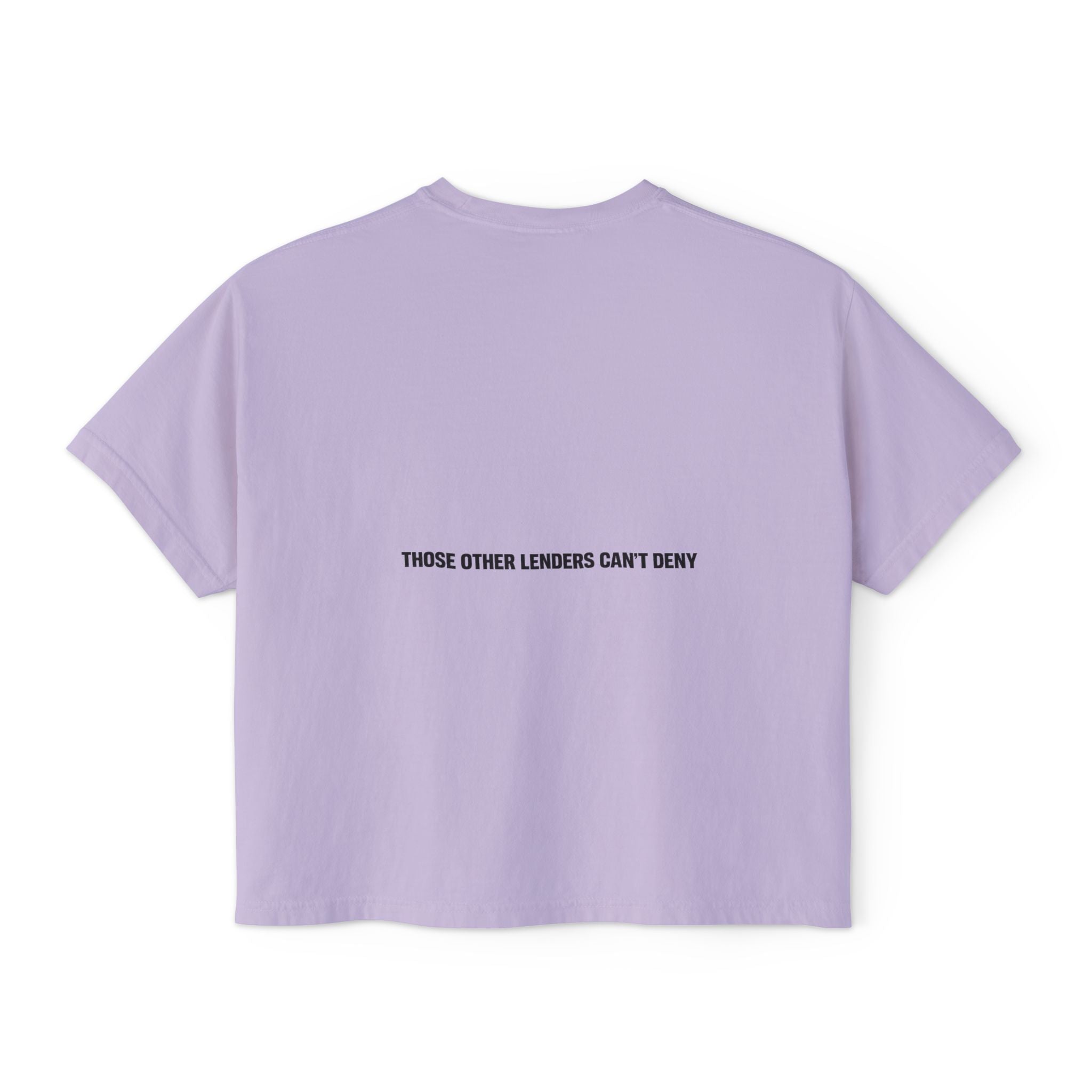 I Like Big Loans and I Cannot Lie – Women’s Boxy Tee BLACK FONT