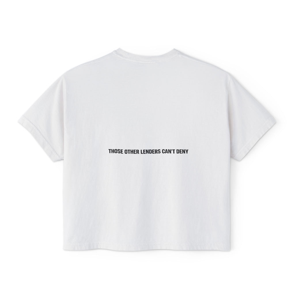 I Like Big Loans and I Cannot Lie – Women’s Boxy Tee BLACK FONT