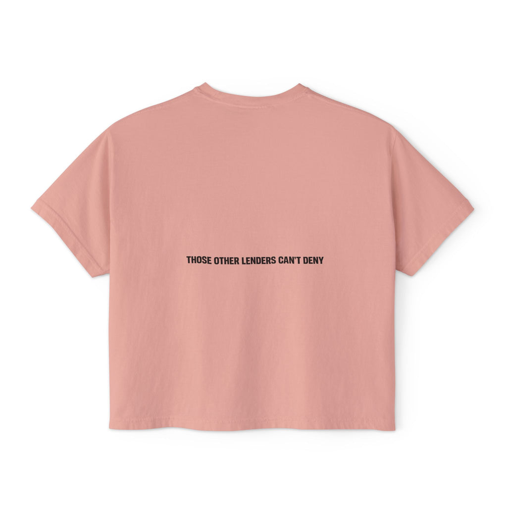 I Like Big Loans and I Cannot Lie – Women’s Boxy Tee BLACK FONT