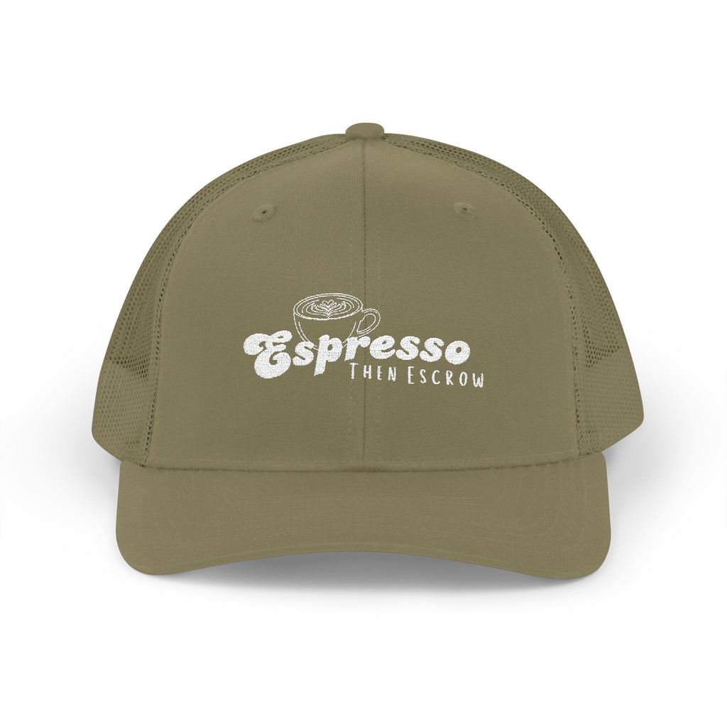 Espresso Then Escrow™ Snapback Hat | PREMIUM
