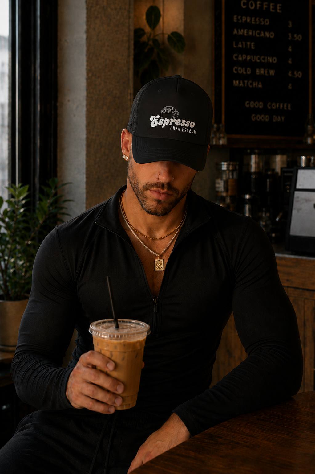 Espresso Then Escrow™ Snapback Hat | PREMIUM