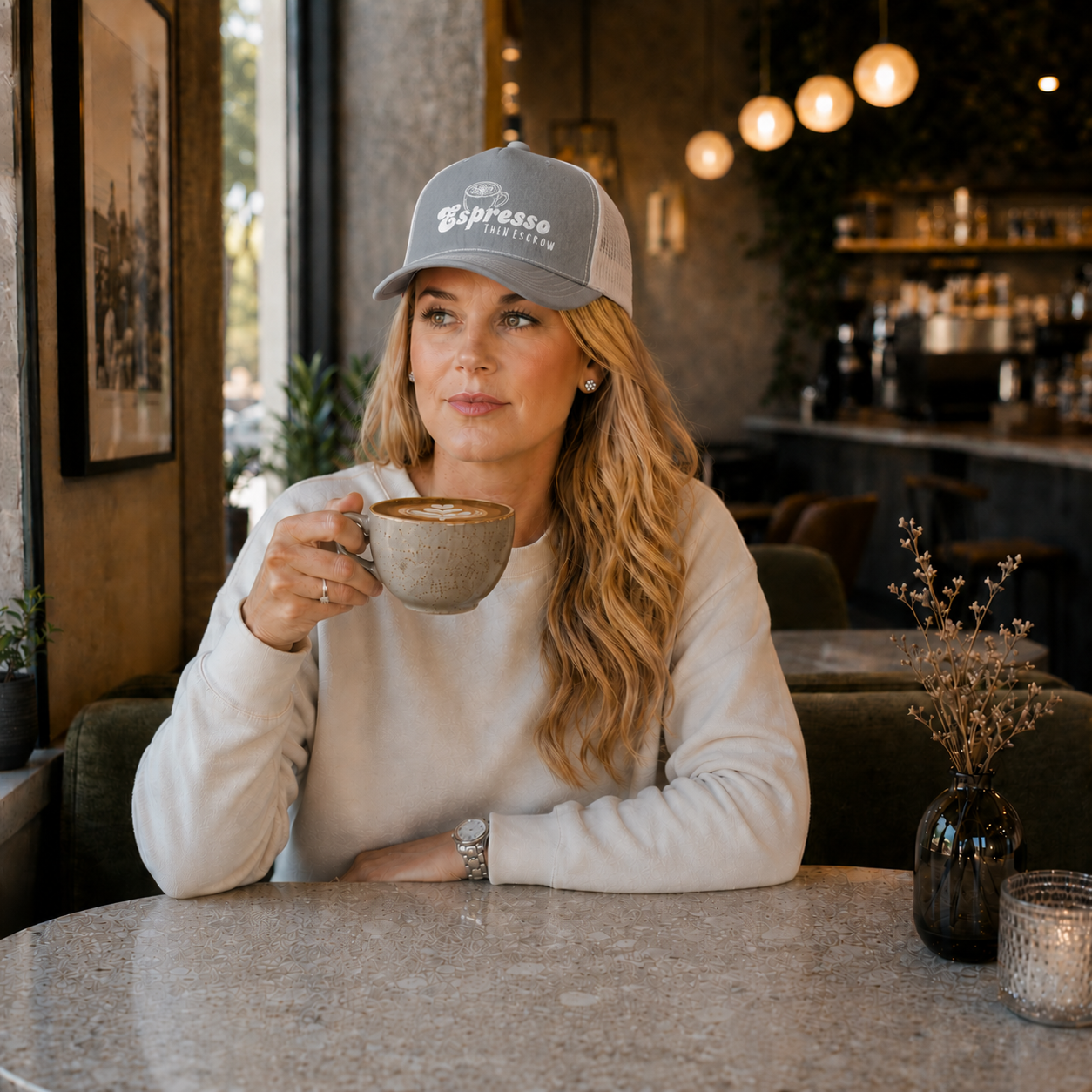 Espresso Then Escrow™ Snapback Hat | PREMIUM