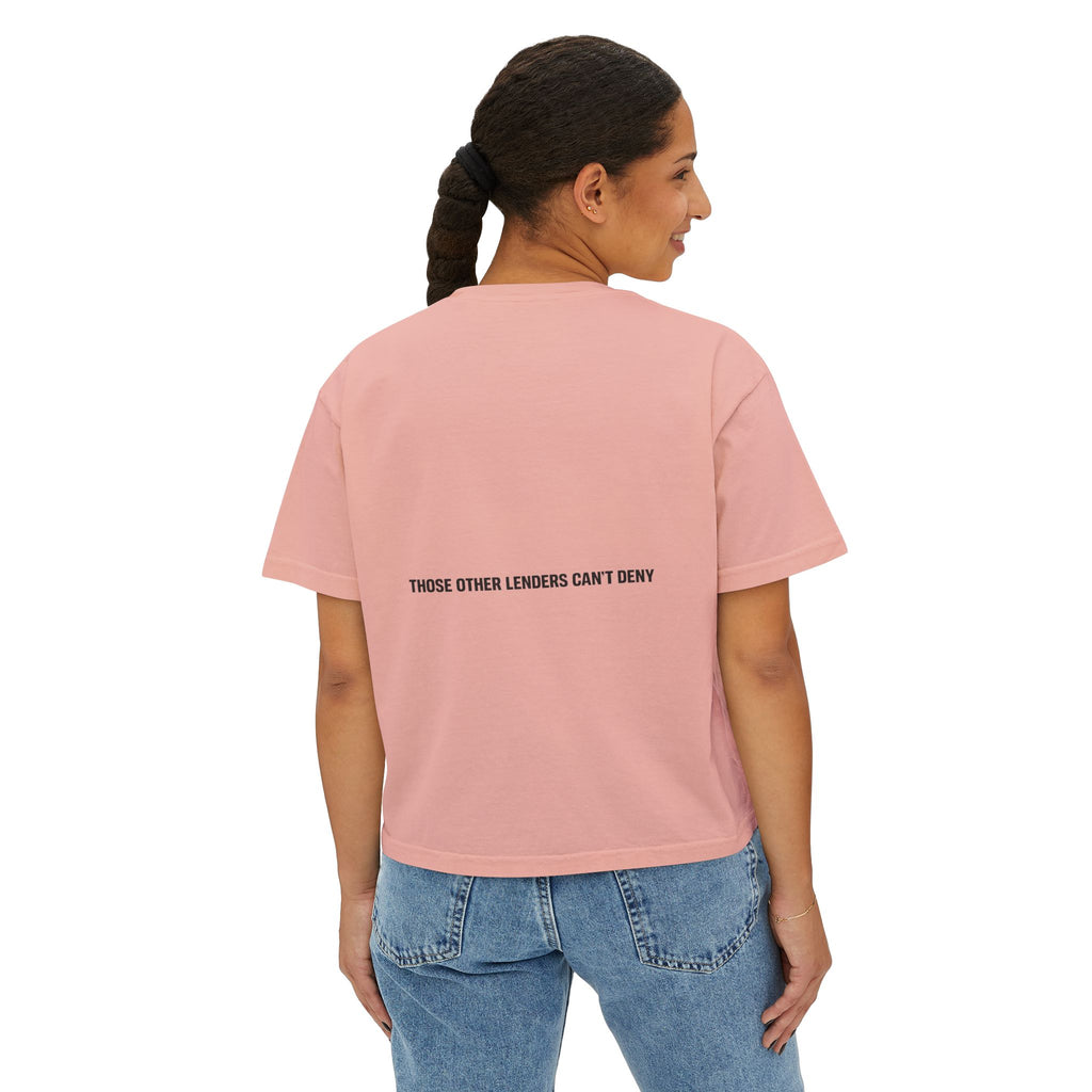 I Like Big Loans and I Cannot Lie – Women’s Boxy Tee BLACK FONT