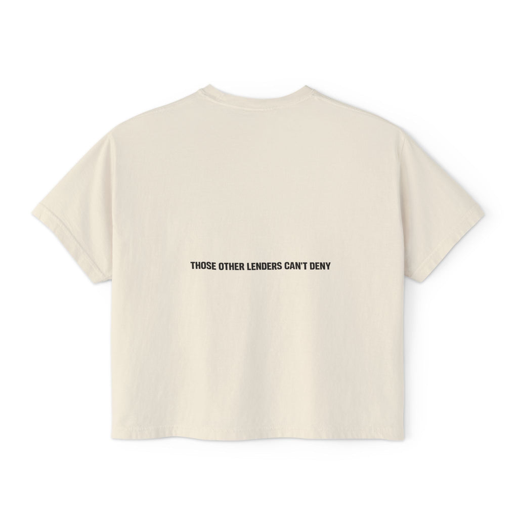 I Like Big Loans and I Cannot Lie – Women’s Boxy Tee BLACK FONT