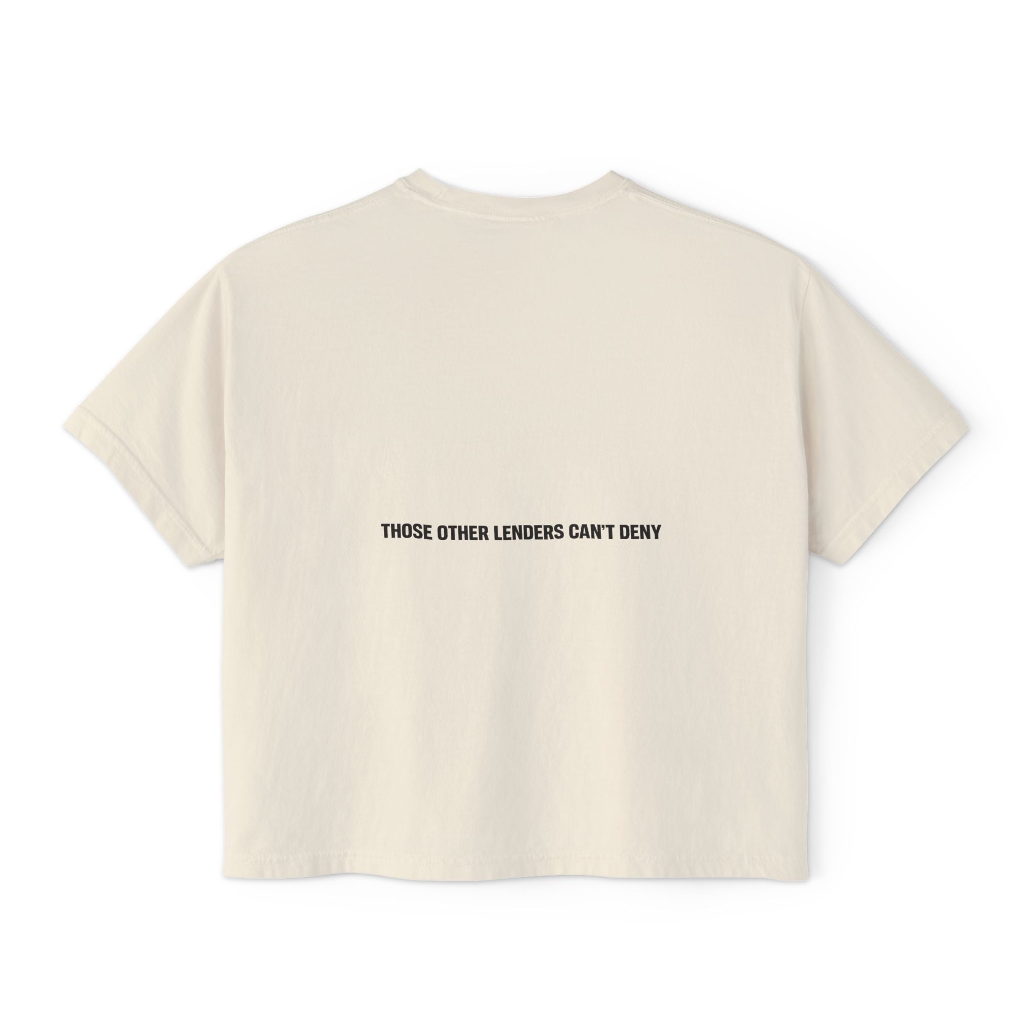 I Like Big Loans and I Cannot Lie – Women’s Boxy Tee BLACK FONT