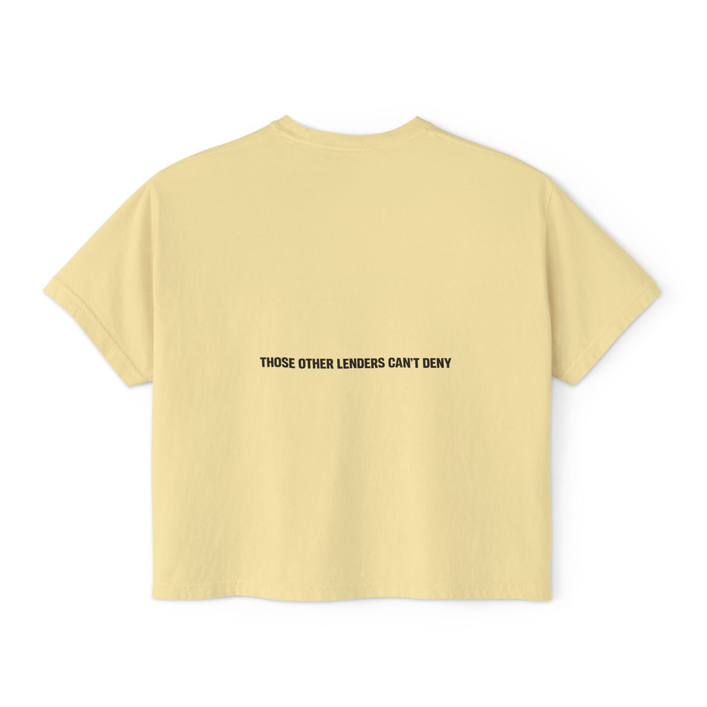 I Like Big Loans and I Cannot Lie – Women’s Boxy Tee BLACK FONT