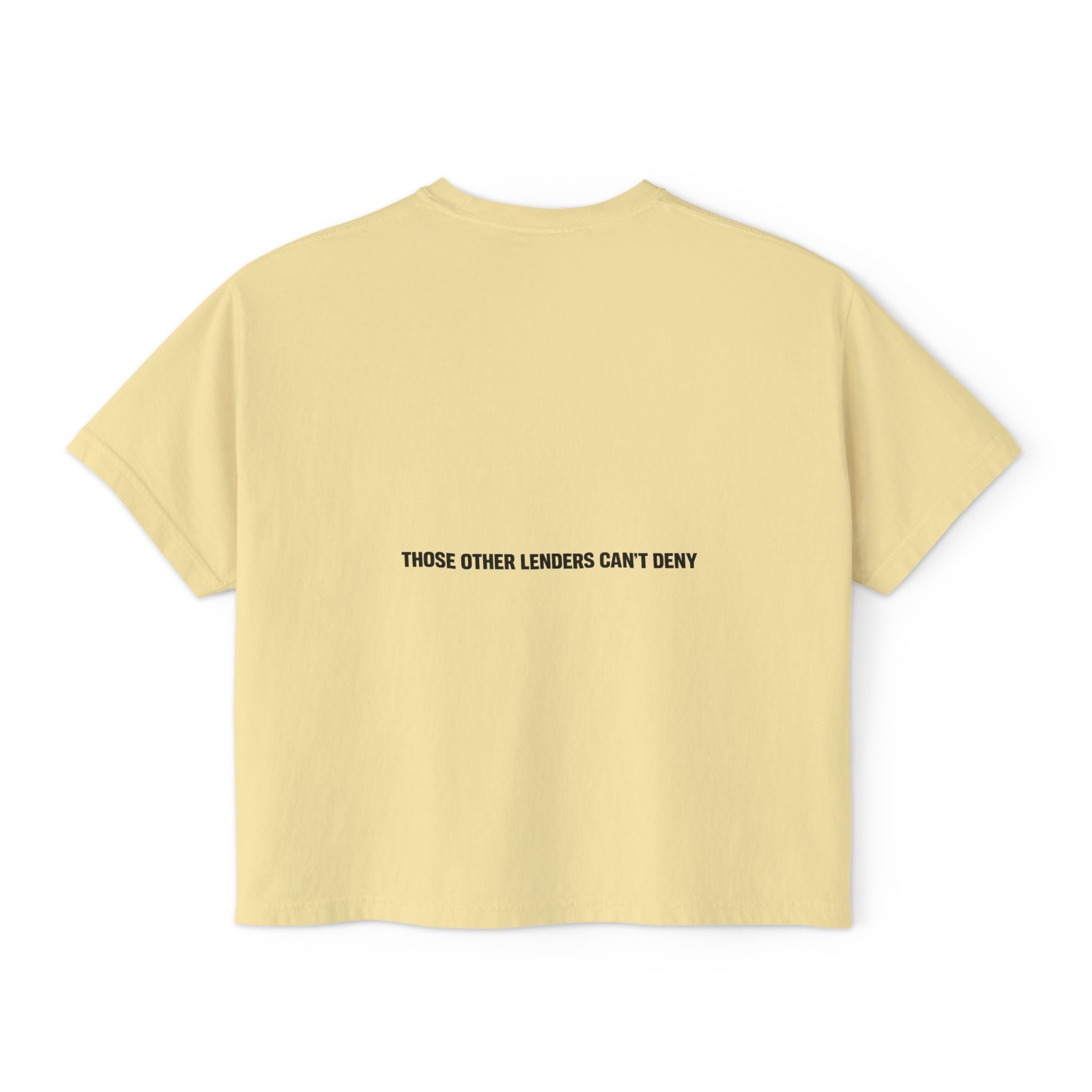 I Like Big Loans and I Cannot Lie – Women’s Boxy Tee BLACK FONT