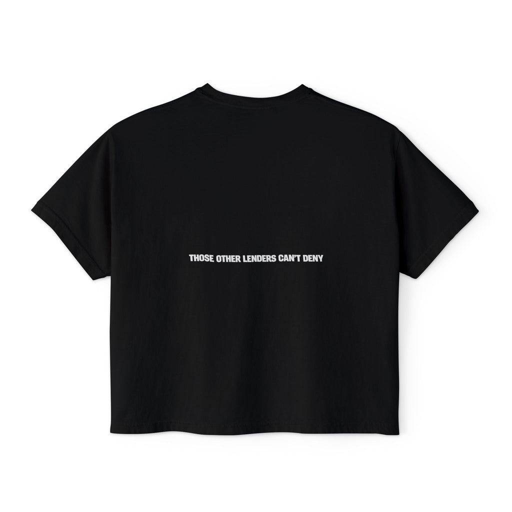I Like Big Loans and I Cannot Lie – Women’s Boxy Tee - WHITE FONT